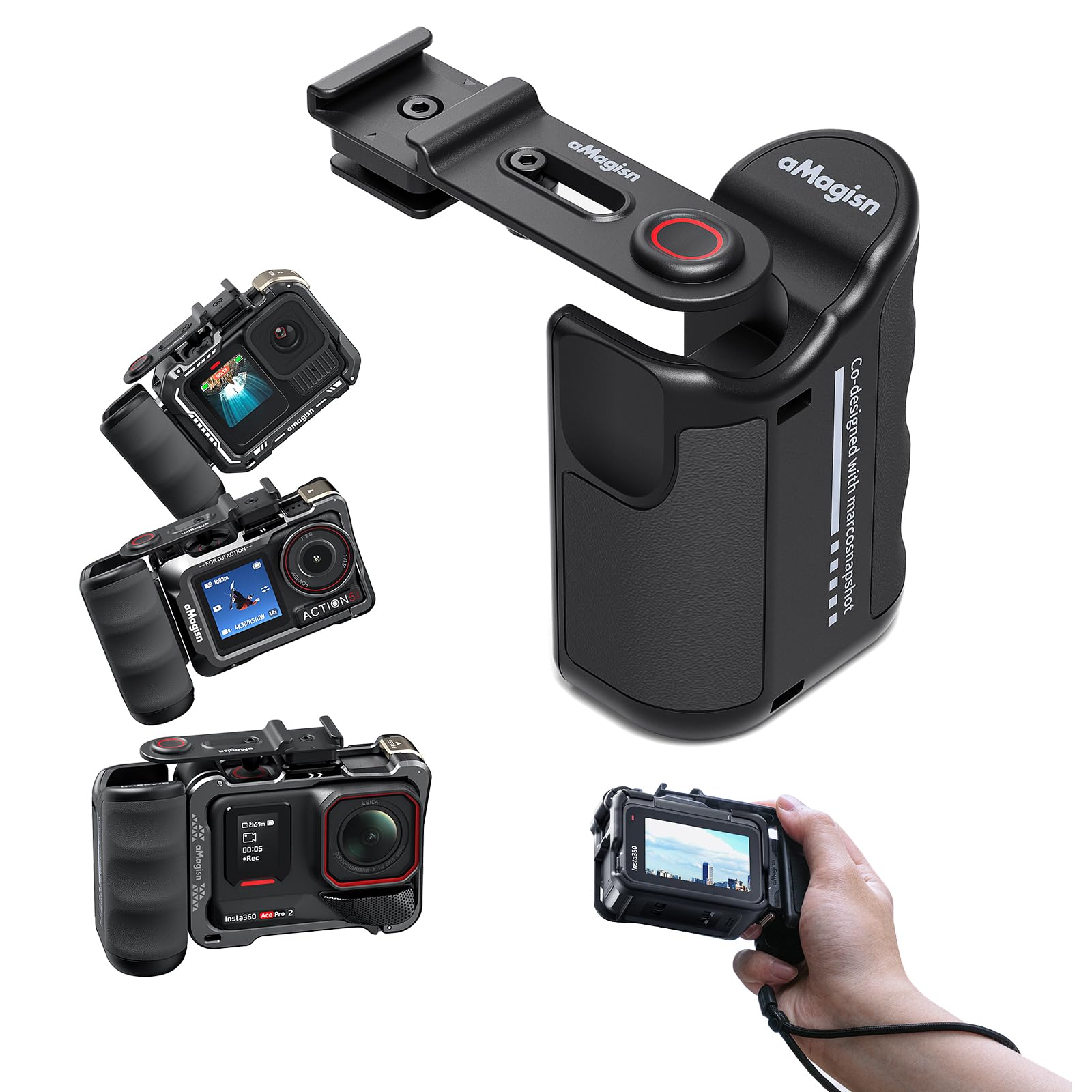 Amazon.com : AMagisn Xplorer Camera Grip Kit, Magnetic Quick